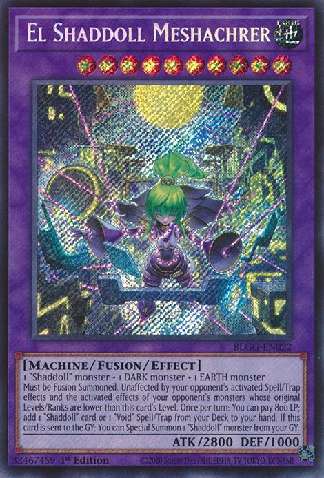 El Shaddoll Meshachrer - BLGG-EN022 - Secret Rare - 1st Edition