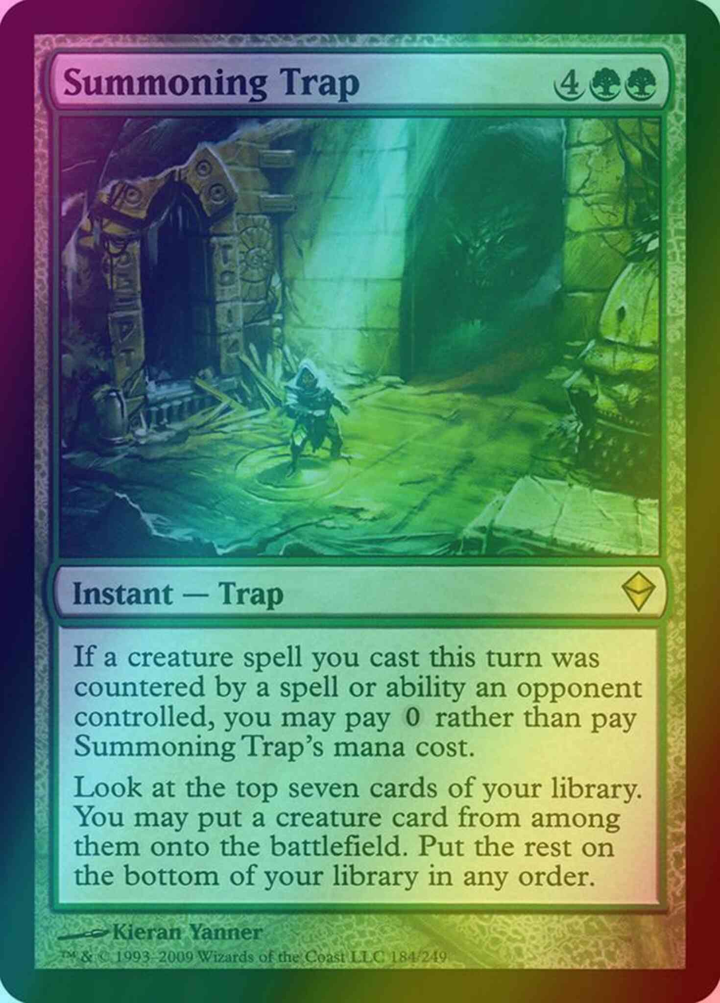 warp cards mtg MTG Magic Played Cards: ENTANGLING TRAP x2 # 8B12 – Archeron