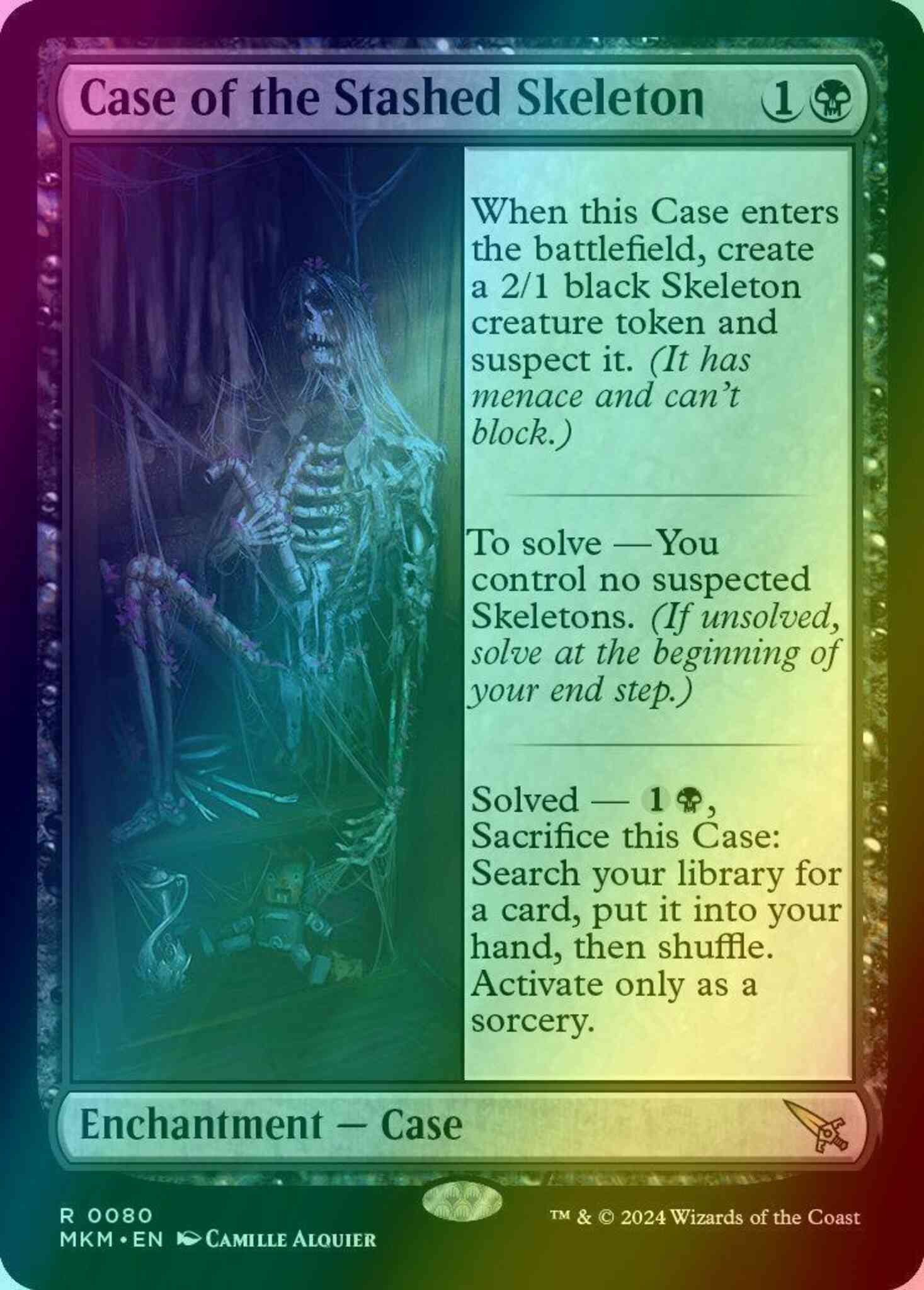 pay life draw cards mtg Case of the Stashed Skeleton [80] [Murders at Karlov Manor] [Foil] – Face  to Face Games