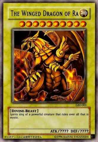 The Winged Dragon of Ra - GBI-003 - Ultra Rare - Unlimited