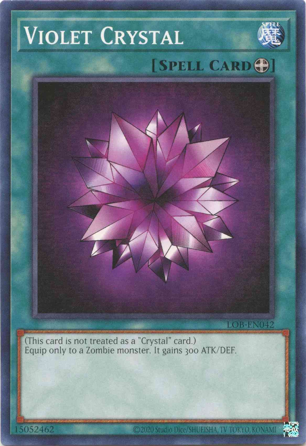 Violet Crystal - 25th Anniversary - LOB-EN042 - Common - Unlimited