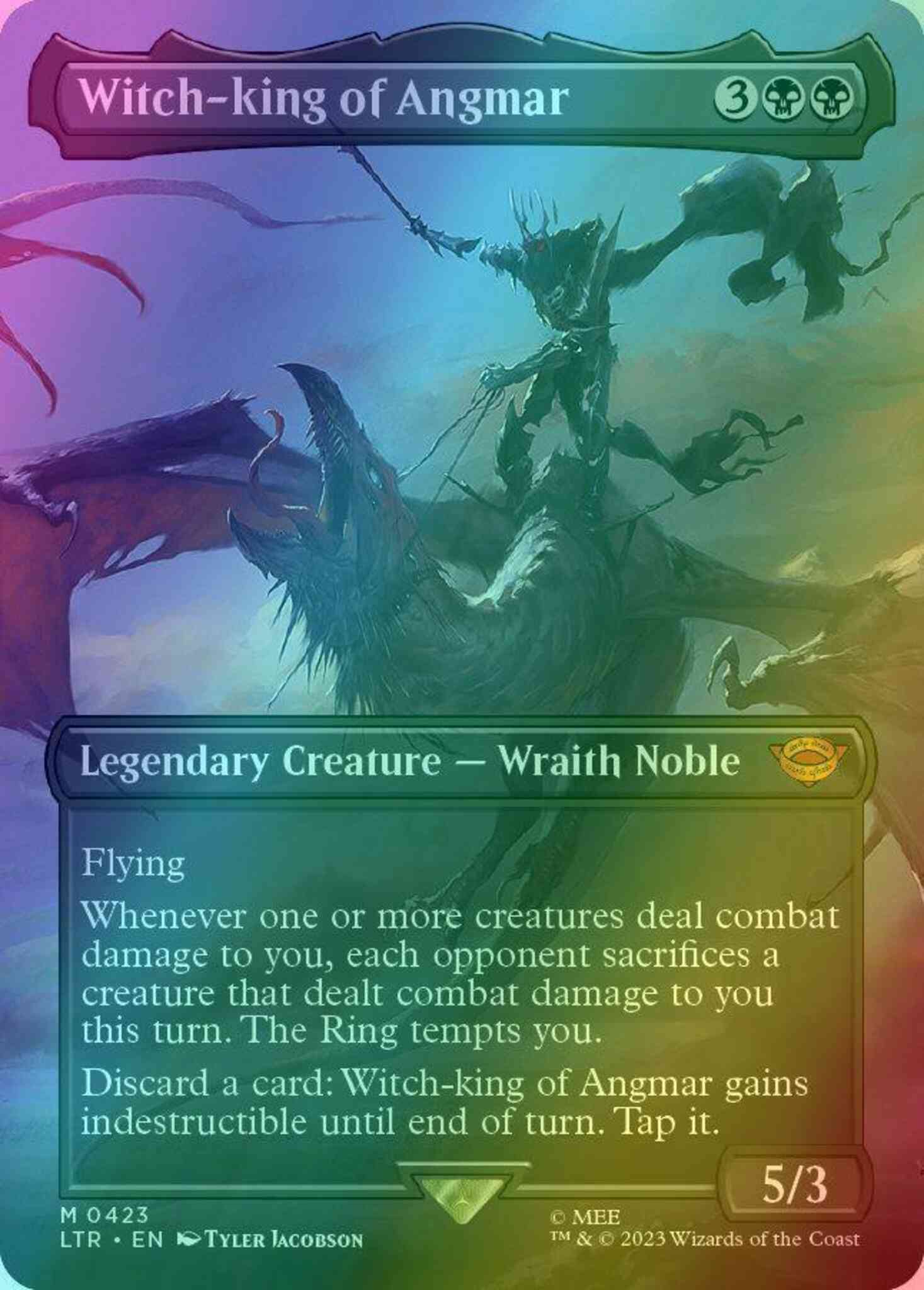 Witch-king of Angmar [423] [Borderless] [The Lord of the Rings: Tales of  Middle-earth] [Foil] – Face to Face Games