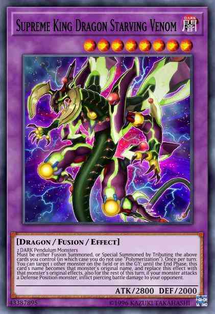 Supreme King Dragon Starving Venom - COTD-EN038 - Rare - 1st Edition
