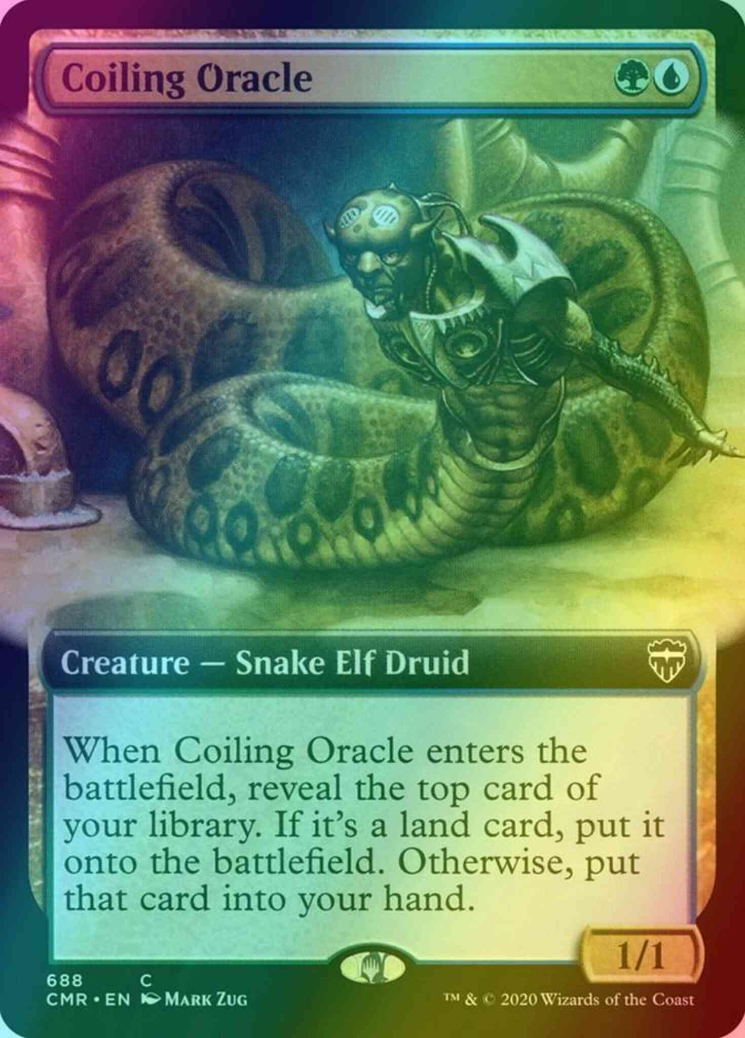 Coiling Oracle [688] [Extended Art] [Commander Legends] [Foil] – Face to  Face Games
