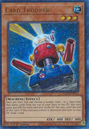 Card Trooper - HAC1-EN016 - Duel Terminal Ultra Parallel Rare - 1st Edition