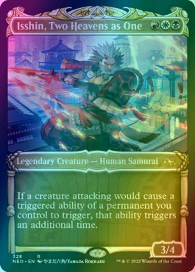 Isshin, Two Heavens as One [328] [Samurai Showcase] [Kamigawa: Neon  Dynasty] [Foil] – Face to Face Games