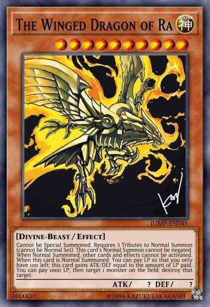 The Winged Dragon of Ra - JUMP-EN045 - Ultra Rare - Limited