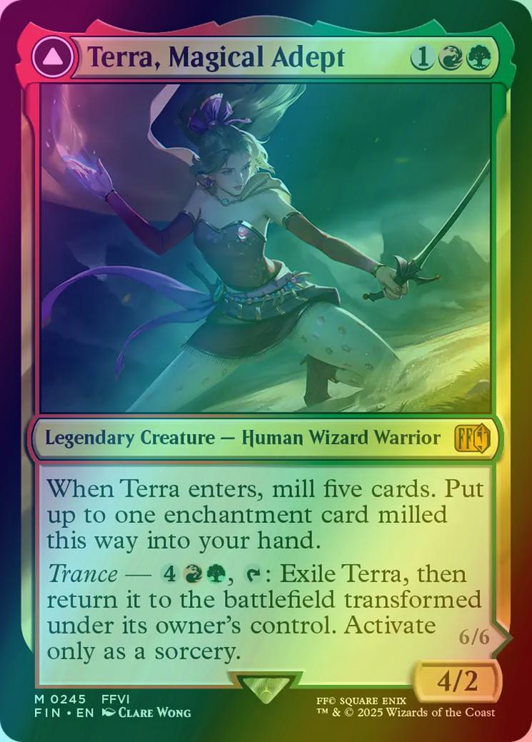 Terra, Magical Adept // Esper Terra [245] [FINAL FANTASY] [Foil] – Face to  Face Games