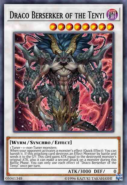 Draco Berserker of the Tenyi - MP20-EN166 - Prismatic Secret Rare - 1st Edition