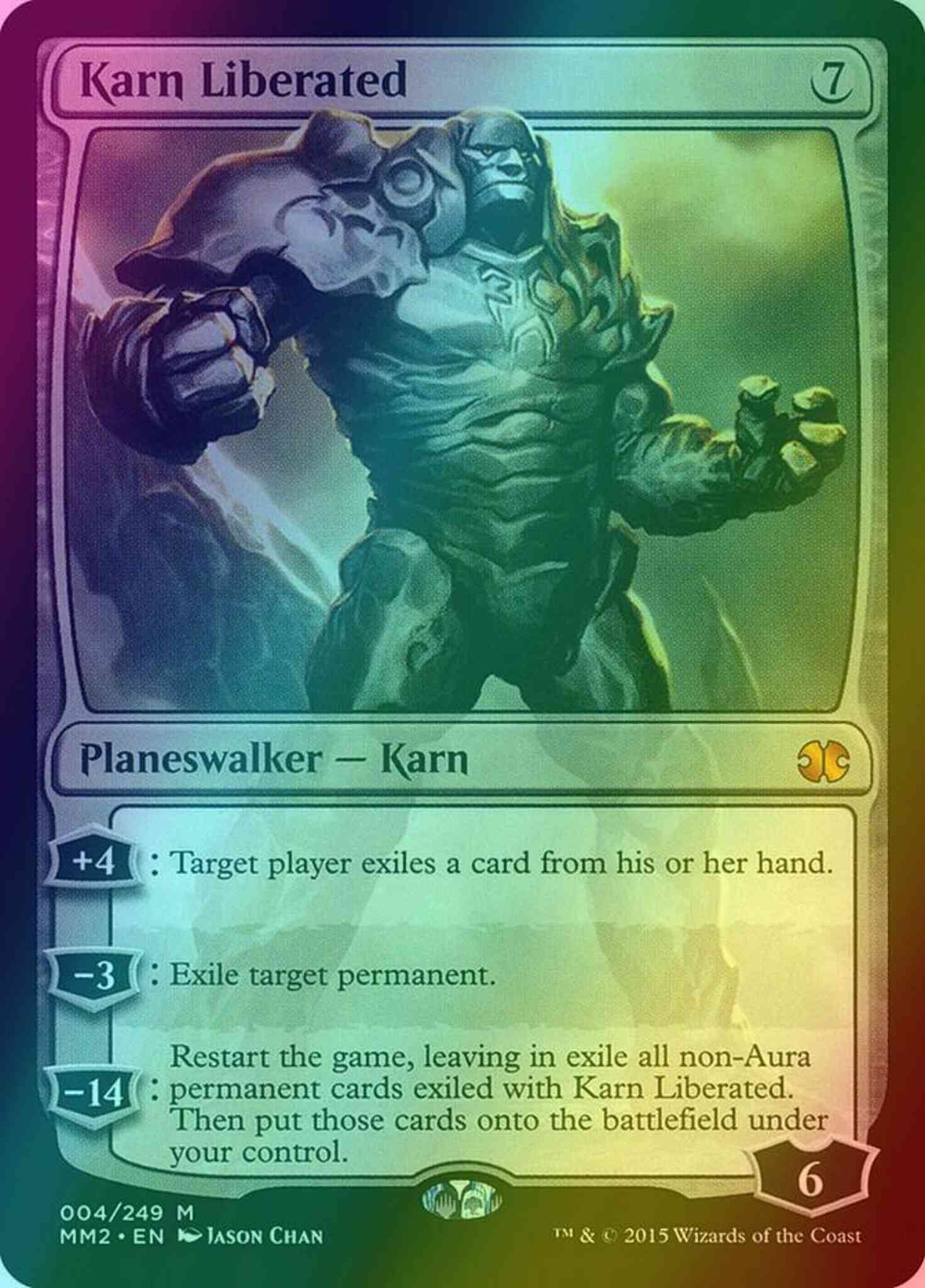 Karn Liberated [4] [Modern Masters 2015] [Foil] – Face to Face Games