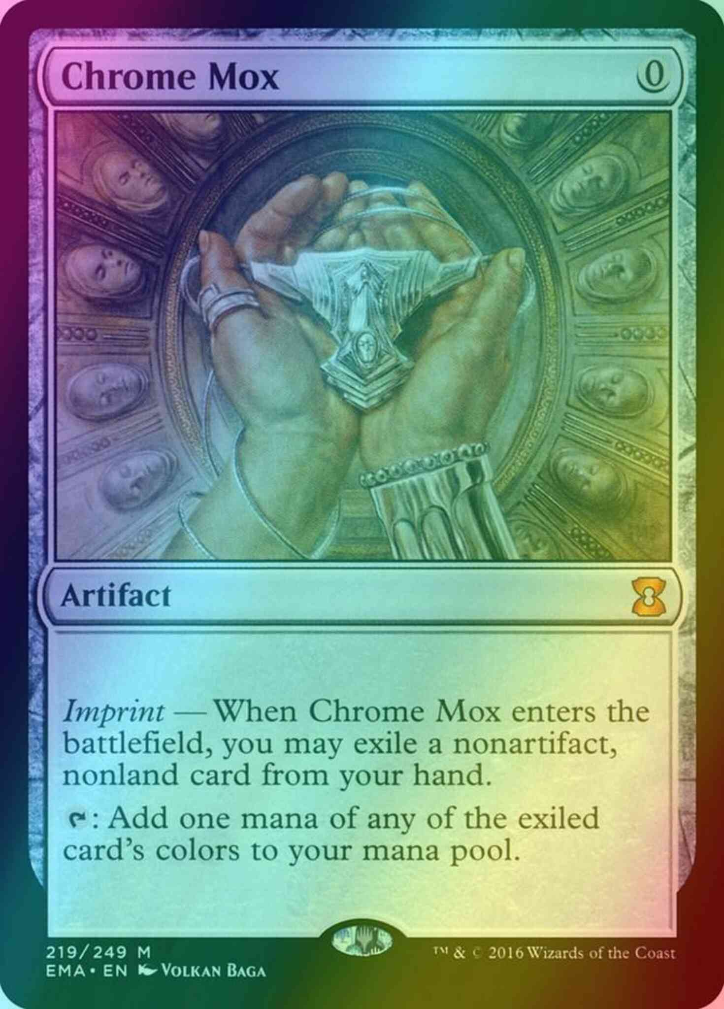 MTG  金属モックス/Chrome Mox foil FOIL)(フルアート)(0092)金属モックス/Chrome Mox《日本語》【SPG】