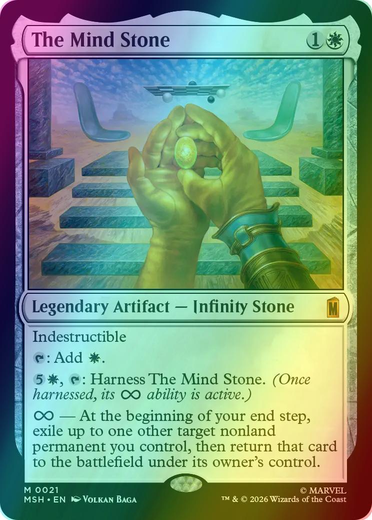 MTG The Mind Stone （英）foil マインド•ストー The Mind Stone [21] [Marvel Super Heroes] [Foil] – Face to Face Games