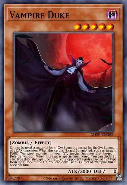 Vampire Duke - MP14-EN180 - Rare - 1st Edition
