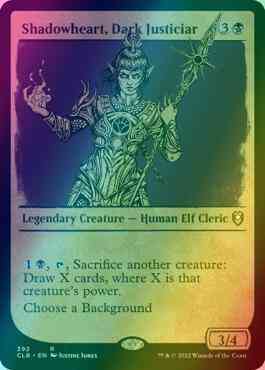 Shadowheart, Dark Justiciar [392] [Rulebook Showcase] [Commander Legends:  Battle for Baldur's Gate] [Foil] – Face to Face Games