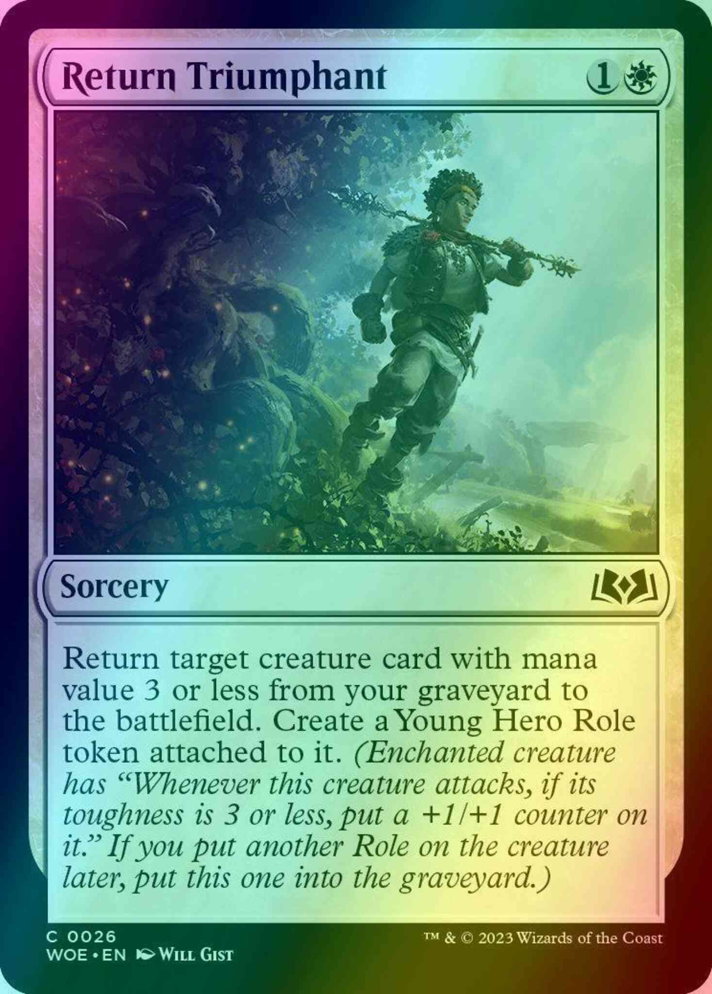 Return Triumphant [26] [Wilds of Eldraine] [Foil] – Face to Face Games