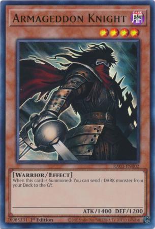 Armageddon Knight - RA03-EN002 - Ultra Rare - 1st Edition