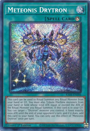 Meteonis Drytron - RA04-EN096 - Secret Rare - 1st Edition
