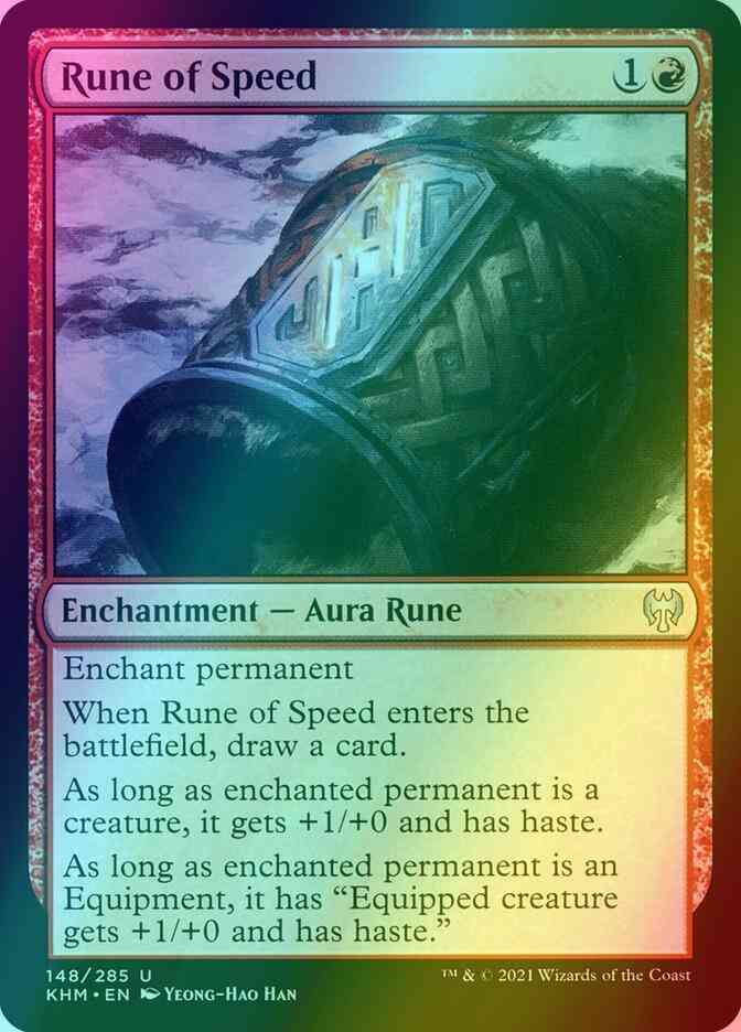 Rune of Speed [148] [Kaldheim] [Foil] – Face to Face Games