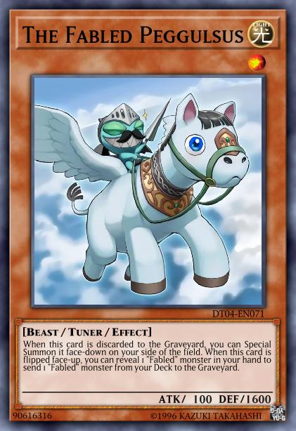 The Fabled Peggulsus - HA04-EN041 - Super Rare - 1st Edition