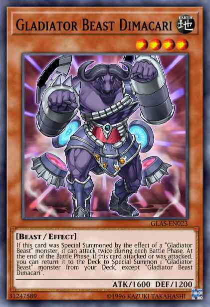 Gladiator Beast Dimacari - GLAS-EN023 - Common - 1st Edition