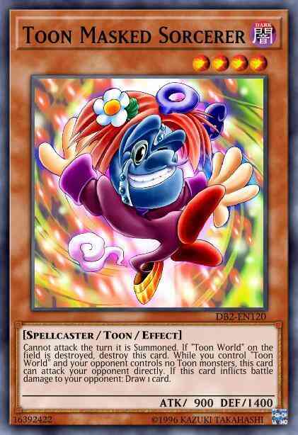 Toon Masked Sorcerer - DB2-EN120 - Common - Unlimited