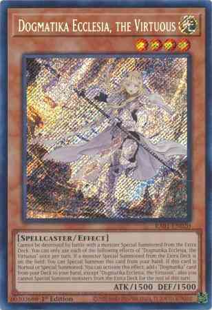 Dogmatika Ecclesia, the Virtuous - RA01-EN020 - Secret Rare - 1st Edition