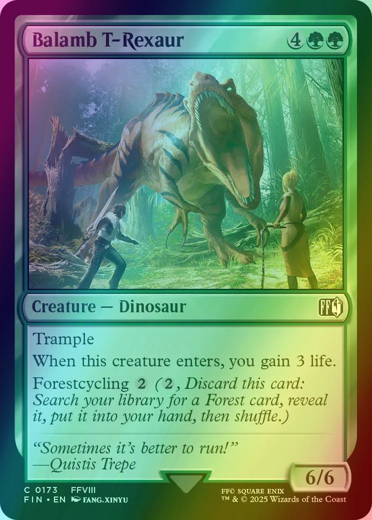 Balamb T-Rexaur [173] [FINAL FANTASY] [Foil] – Face to Face Games
