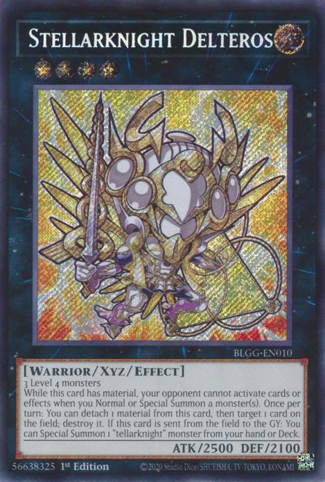 Stellarknight Delteros - BLGG-EN010 - Secret Rare - 1st Edition
