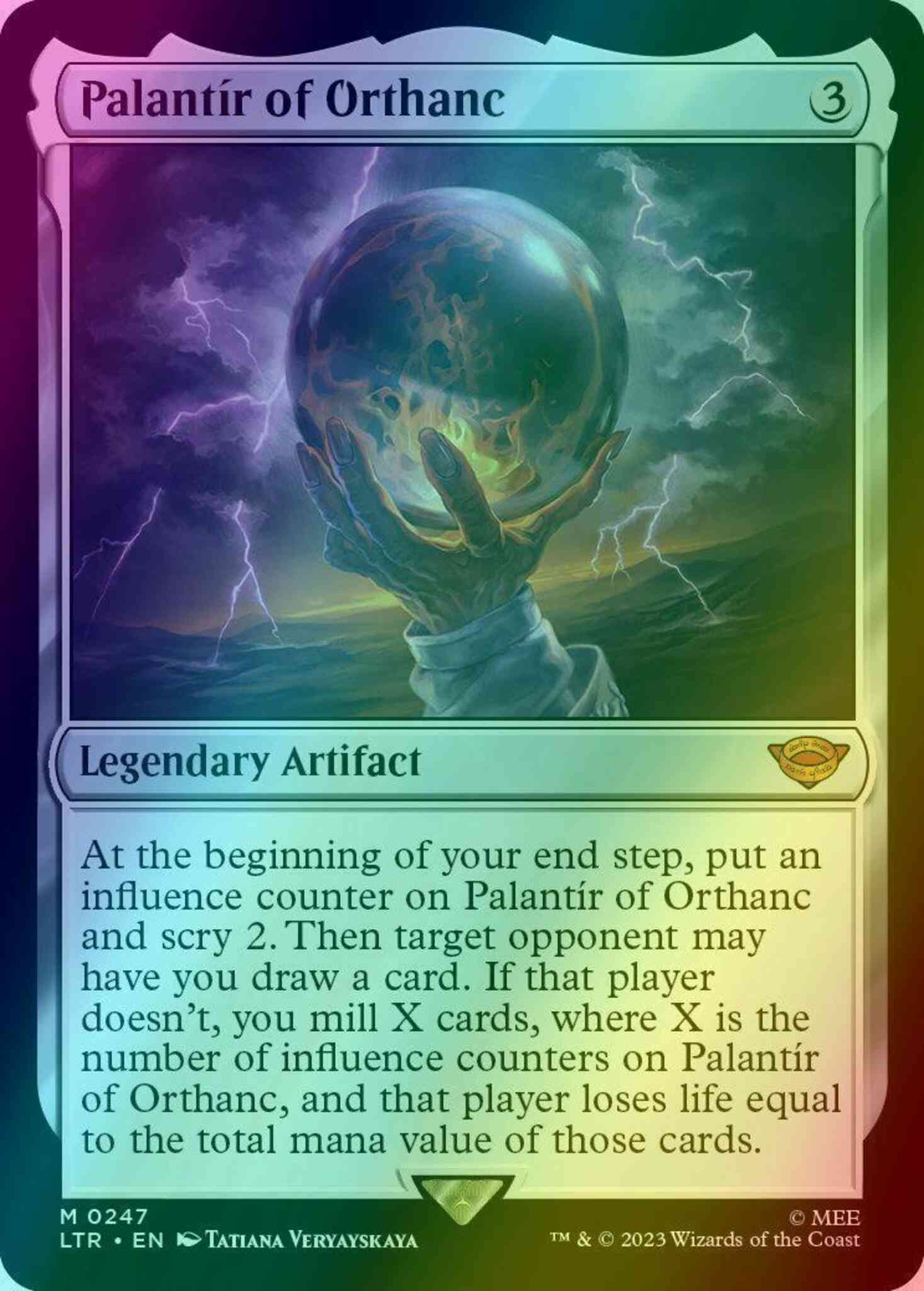 Palantír of Orthanc [247] [The Lord of the Rings: Tales of Middle-earth]  [Foil] – Face to Face Games