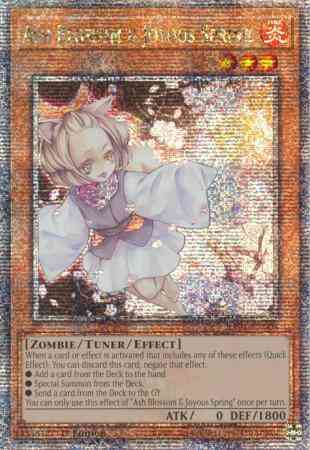 Ash Blossom & Joyous Spring - RA01-EN008 - Quarter Century Secret Rare - 1st Edition