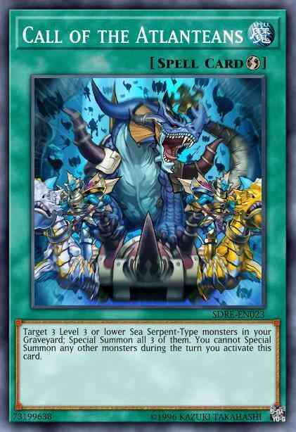 Call of the Atlanteans - SDRE-EN023 - Super Rare - 1st Edition