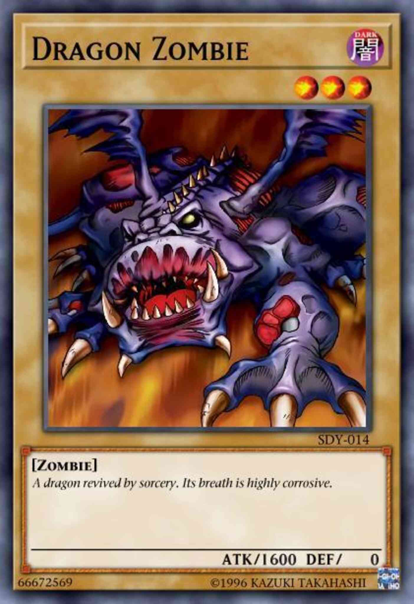 Dragon Zombie - SDY-014 - Common - 1st Edition