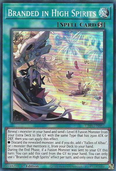 Branded in High Spirits - RA05-EN067 - Super Rare - 1st Edition