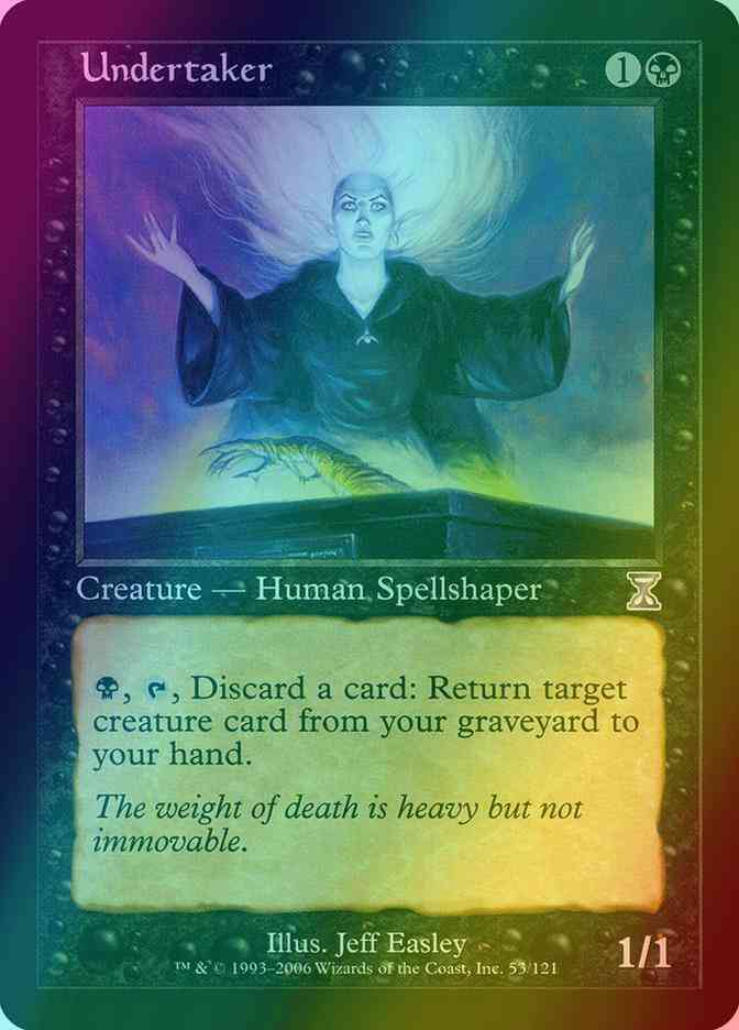 undertaker mtg card Undertaker [53] [Time Spiral Timeshifted] [Foil] – Face to Face Games