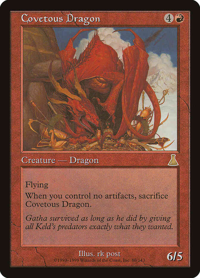 マジック：ザ・ギャザリング Covetous Dragon foil Covetous Dragon [80] [Urza's Destiny] [Non-Foil] – Face to Face Games