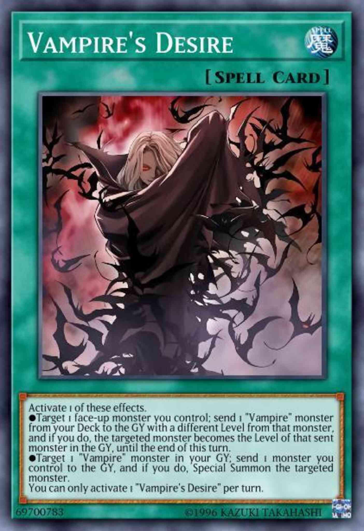 Vampire's Desire - MP19-EN240 - Common - 1st Edition