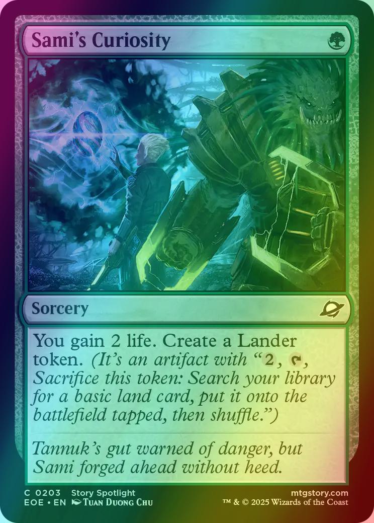 Sami's Curiosity [203] [Edge of Eternities] [Foil]  Face to Face Games