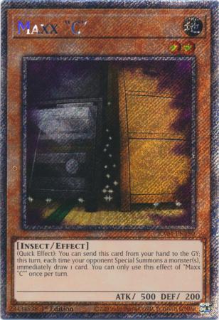 Maxx "C" - RA04-EN150 - Platinum Secret Rare - 1st Edition