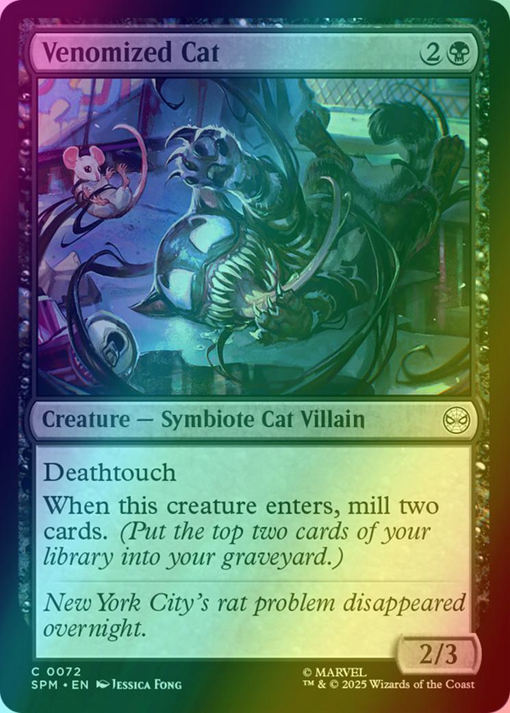 Venomized Cat [72] [Marvel's Spider-Man] [Foil] – Face to Face Games