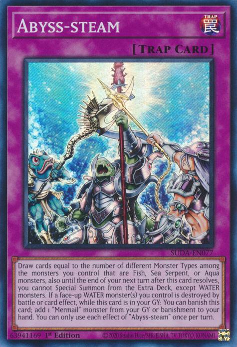 Abyss-steam - SUDA-EN077 - Super Rare - 1st Edition