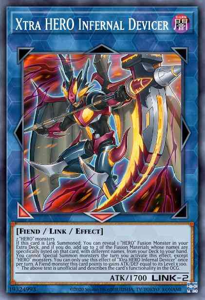 Xtra HERO Infernal Devicer - DUOV-EN013 - Ultra Rare - 1st Edition