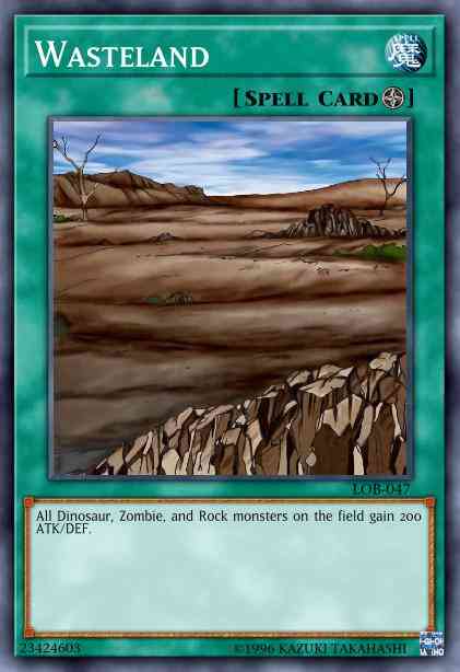 Wasteland - LOB-047 - Common - 1st Edition