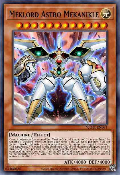 Meklord Astro Mekanikle - JUMP-EN050 - Ultra Rare - Limited