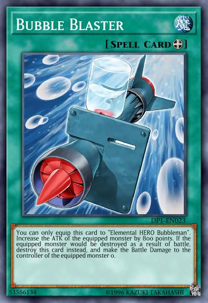 Bubble Blaster - DP1-EN023 - Super Rare - 1st Edition