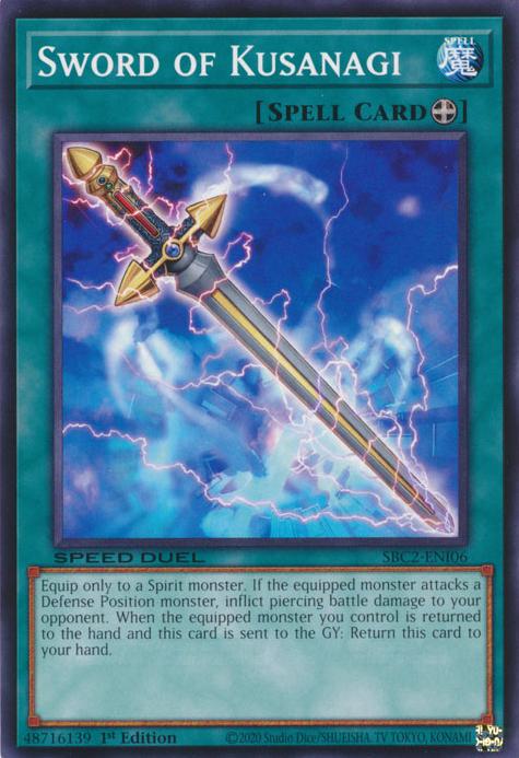 Sword of Kusanagi - SBC2-ENI06 - Common - 1st Edition