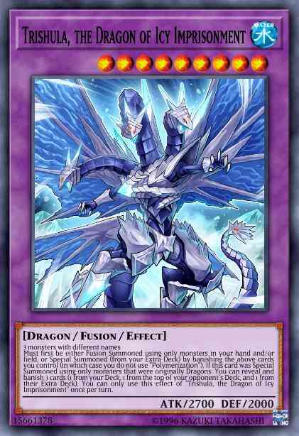 Trishula, the Dragon of Icy Imprisonment - BLAR-EN048 - Secret Rare - 1st Edition
