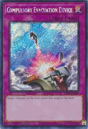 Compulsory Evacuation Device - RA01-EN069 - Platinum Secret Rare - 1st Edition