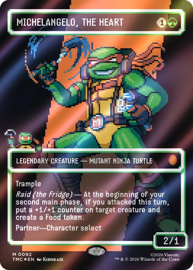 Michelangelo, the Heart [92] [Borderless] [Pixel] [Teenage Mutant
