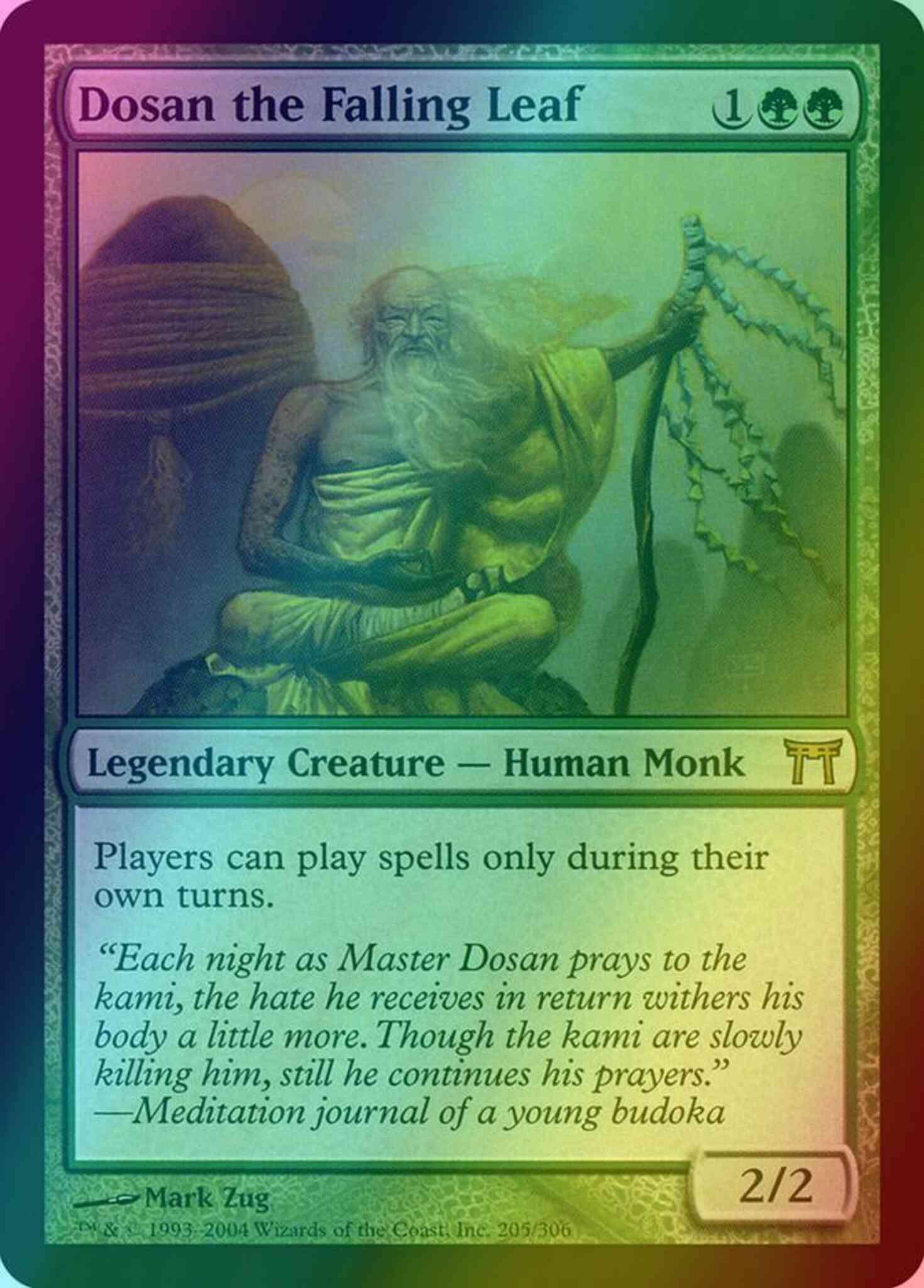 Dosan the Falling Leaf [205] [Champions of Kamigawa] [Foil] – Face