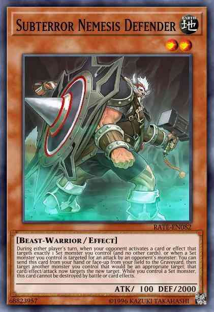 Subterror Nemesis Defender - RATE-EN082 - Rare - 1st Edition